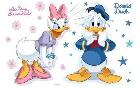 Donald Duck And Daisy Duck Disney Cartoon Tense Moments Desktop
