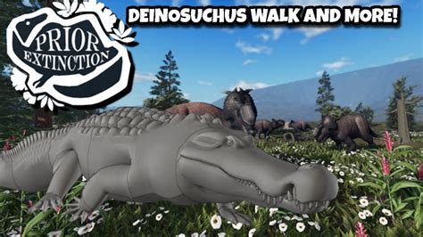 Deinosuchus Walk And More Prior Extinction Youtube
