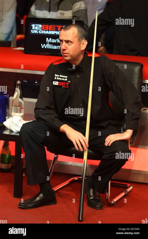 Wales Mark Williams Sits Dejected After Watching Scotlands John