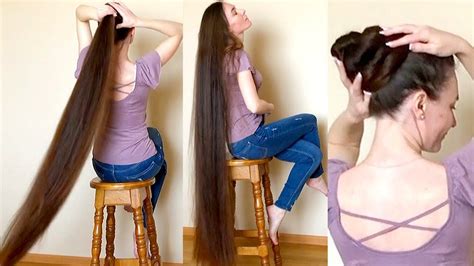 Realrapunzels Extremely Soft Super Long Hair Preview Youtube