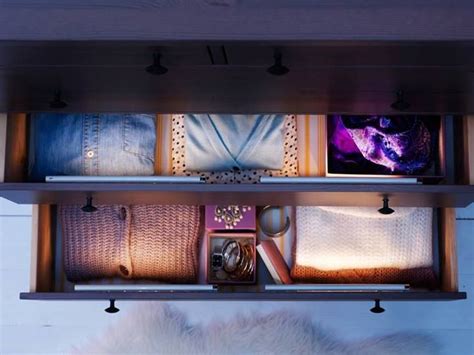 Illuminate Your Drawers With Dioder Led Lights That Turn On When You