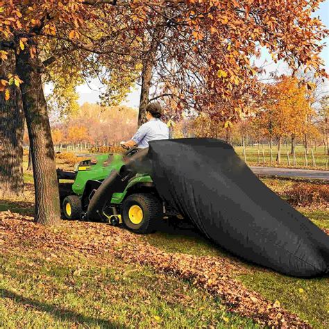 Lawn Tractor Leaf Bag Mower Catcher Riding Grass Sweeper Rubbish Bagger