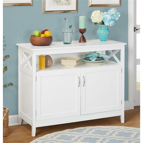 Shop Simple Living Southport White Beadboard Buffet Free Shipping