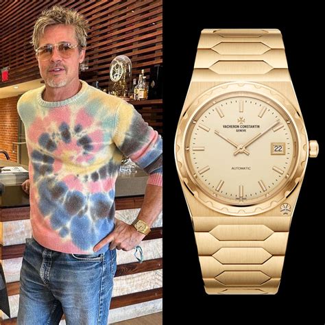 Brad Pitt Watch Collection Varies From Breitling To Patek Philippe