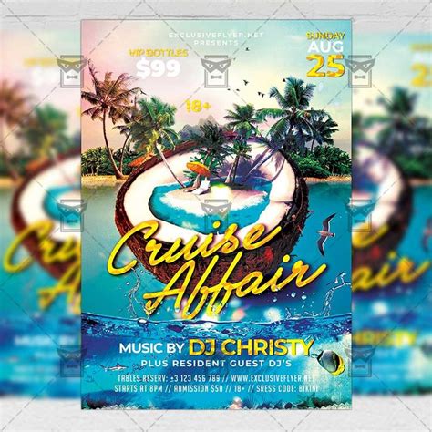 Cruise Affair Seasonal A5 Template Exclsiveflyer Free And Premium