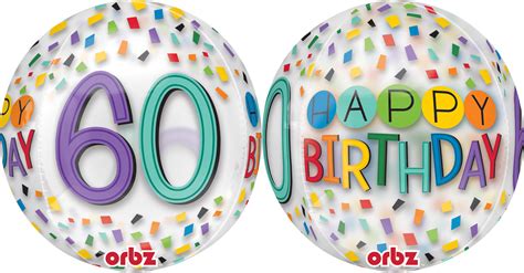 16 Happy 60th Birthday Rainbow Balloon Bargain Balloons Mylar