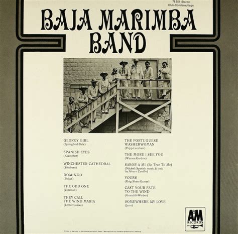 Baja Marimba Band Bertelsmann Vinyl Collection