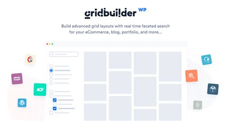 Gridbuilder ᵂᴾ Wordpress Grid And Facet Plugin