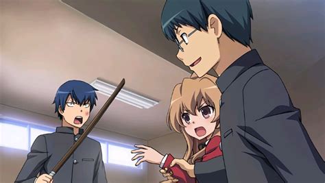 An Anime Scene With Two People And One Is Pointing At Something While