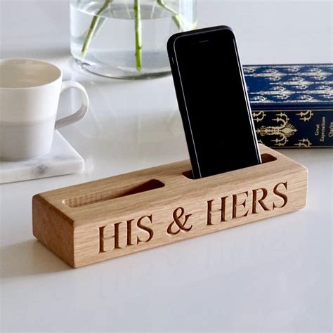 Personalised Wooden Multiple Phone Stand By Traditional Wooden Ts