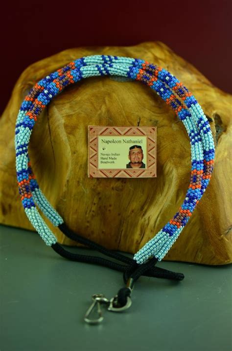 Navajo Beaded Lanyard By Napoleon Nathaniel Beaded Lanyards Bead