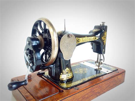 Vintage Singer 28k Hand Crank Sewing Machine Hand Operated