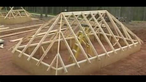 How To Frame A Hip Roof Full Demonstration Of Layout Cuts And