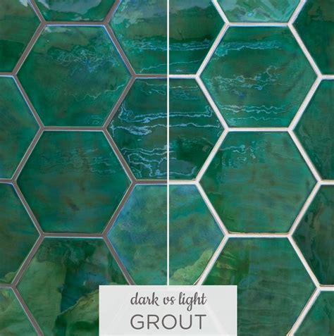 5 Ways To Pick The Perfect Grout Color Dark Green Tile Green Tile