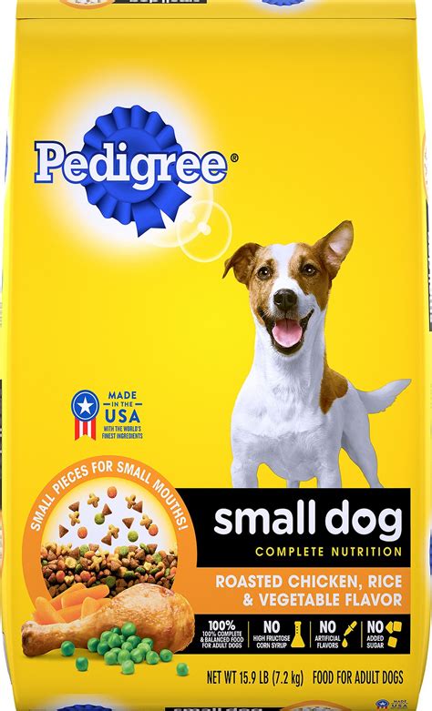 For small dogs who have trouble digesting their food, the holistic select small & mini breed recipe might be a perfect choice. Pedigree Small Dog Complete Nutrition Roasted Chicken ...
