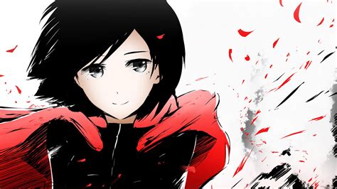Desktop Wallpaper Beautiful Anime Girl Ruby Rose Rwby Art Hd Image Picture Background D8f36f