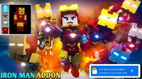 New Iron Man Modaddon For Minecraft Pocket Edition Youtube