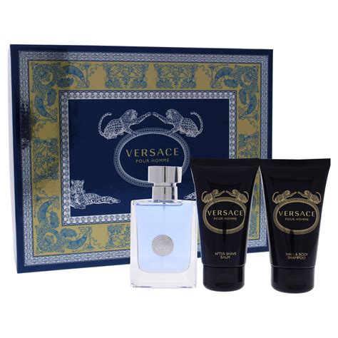 Versace Pour Homme By Versace For Men 3 Pc T Set 17oz Edt Spray 1