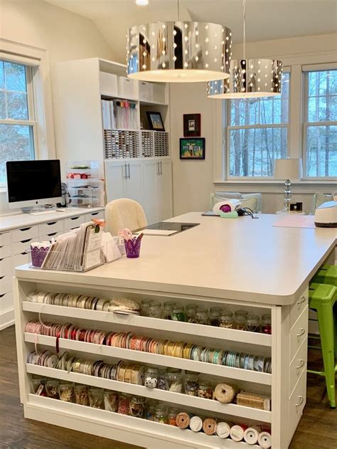 Craft Room Organization And Video Tour — Positively Jane Office Craft