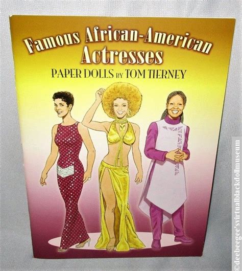 Famous African American Actresses Paper Dolls DeeBeeGee S Virtual Black Doll Museum