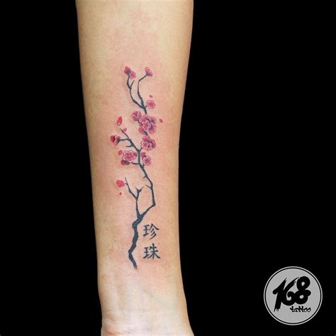 The rose tattoo is generally regarded as meaning love, or beauty, due to these same qualities being associated with the flower itself. cherry blossom tattoo | Blossom tattoo, Cherry blossom ...