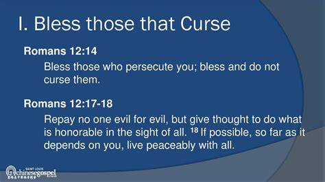 Romans 12 Bless Those Who Persecute You Bless And Do Not Curse Them