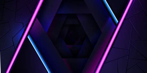 The Abstract Neon Background With A Blue And Pink Light