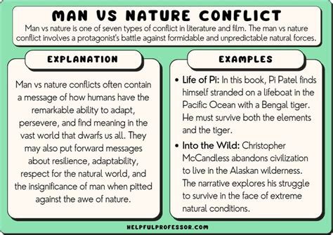 21 Man Vs Nature Examples Conflict Plots In Literature 2024