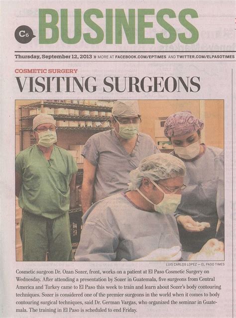 El Paso Cosmetic Surgery And Dr Sozer Welcoming Central American And Turkish Surgeons During Dr