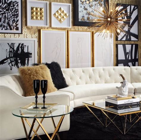 ⭐️ 33 Salones Modernos Que No Puedes Perderte 💞 Gold Living Room