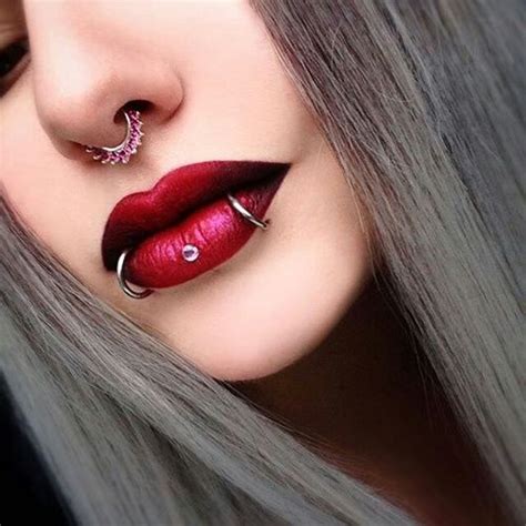 Pin En Piercing De Labio