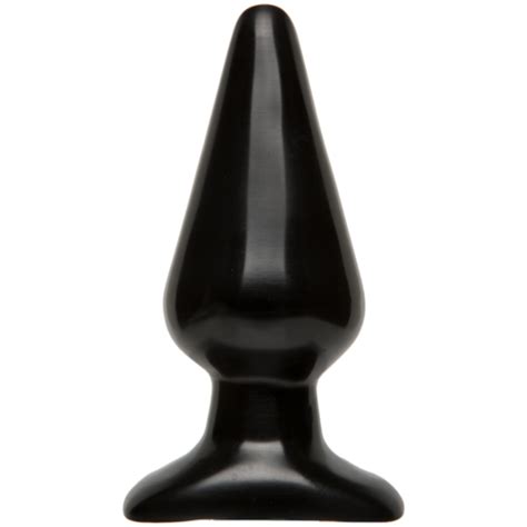 Doc Johnson Classic Butt Plug Smooth Black Medium Large Male Anal Sex Toys Ebay