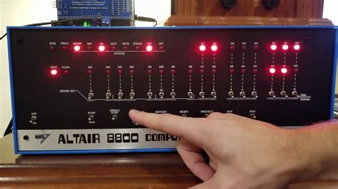 Altair 8800 Front Panel Programming Tutorial 1 Youtube