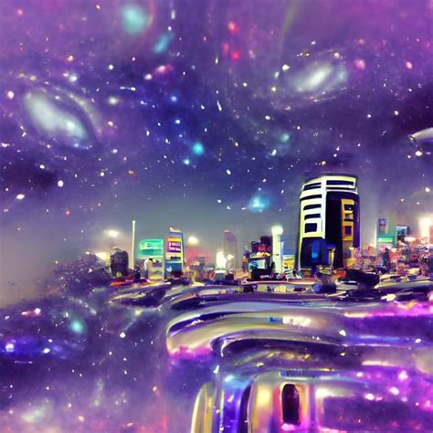 Galaxy City Ai Generated Artwork Nightcafe Creator