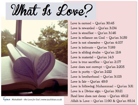 What Is Love According To The Qur An Zaufishan