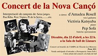 Concert de la Nova Cançó – Ajuntament de Llanars