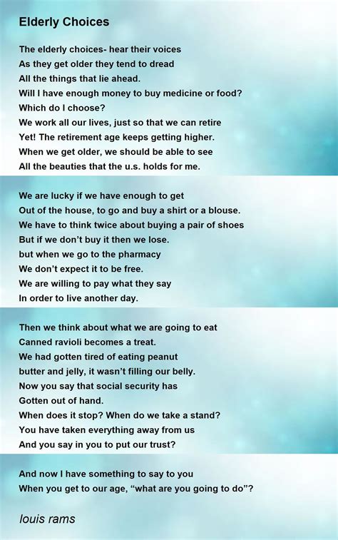 Free Printable Poems For The Elderly Free Printable Download