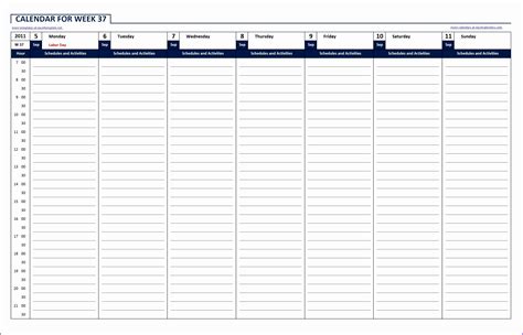 9 Monthly Excel Calendar Template Excel Templates Excel Templates