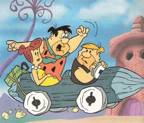 Fred Wilma And Barney Driving Them To Hospital Old Cartoons Classic