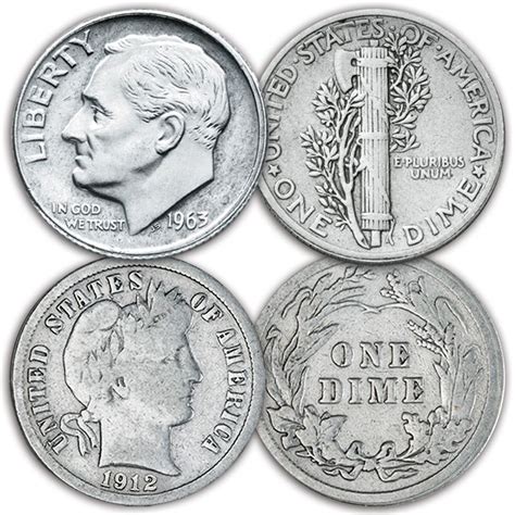 A Century Of Us Silver Dimes
