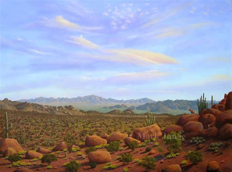 Bunny Tales Desert Paintings I Organ Pipe Cactus National Monument
