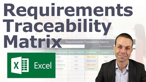 How To Make A Requirements Traceability Matrix Template In Excel With