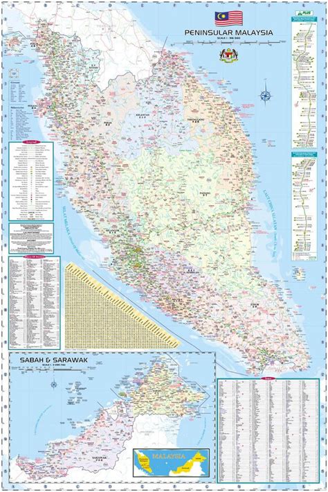Map Jalan Malaysia Maps Of The World