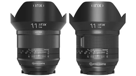 Prices And Specs Announced For The New Irix 11mm F4 Lenses With Glow