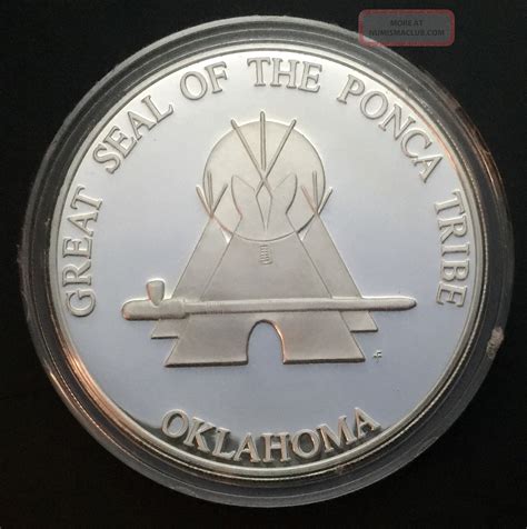 1975 Sovereign Nation Of The Ponca Indian Tribal Series Proof 999