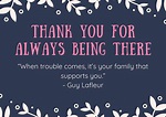 101 Thank You Messages for Family Support with Quotes (2022)