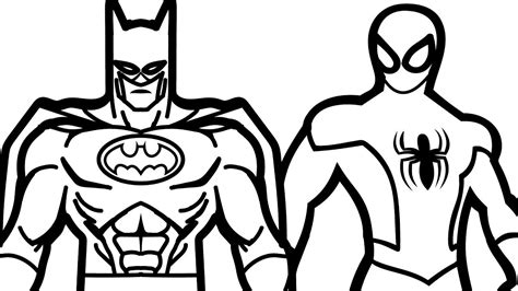 • batman&spiderman coloring pages, how to color batman and spiderman, superhero coloring pages. Batman Coloring Pages | Free download on ClipArtMag