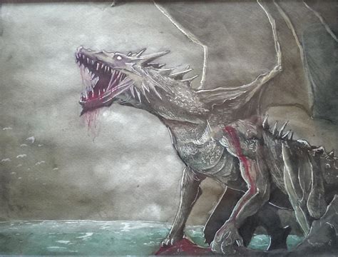 Dragon Watercolor Painting By Runtor On Deviantart