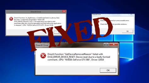 Working Solutions To Fix Directx Errors Windows Updated