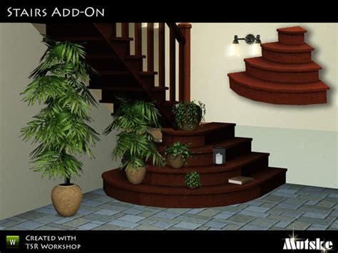 Sims 4 Curved Stairs Cc